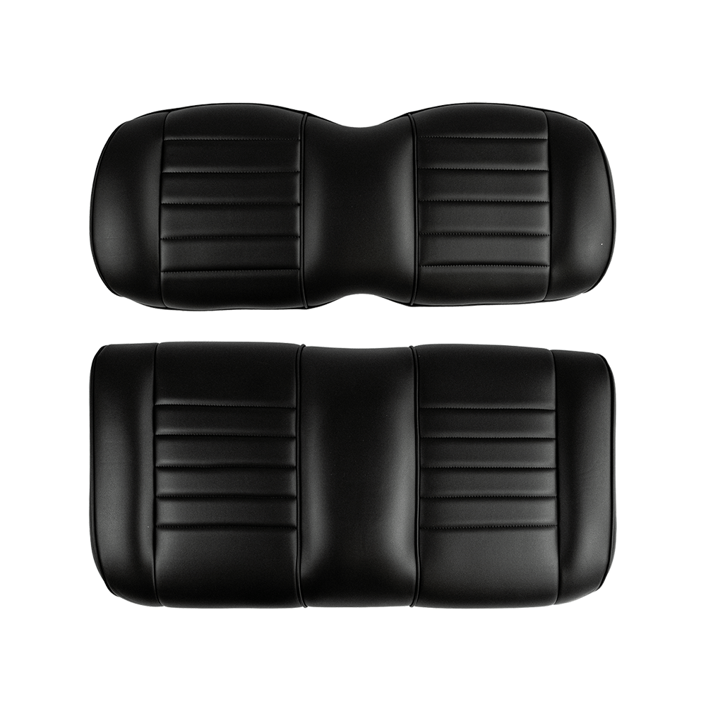 Deluxe Front Seat Set Black EZGO RXV