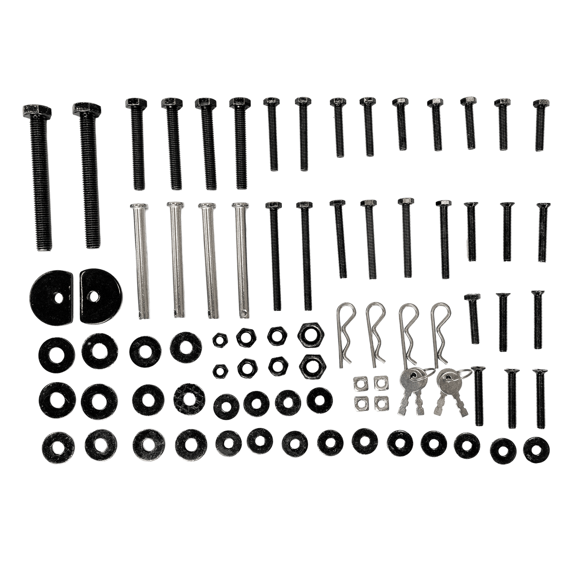 Deluxe Rear Seats + Backrests Black Yamaha Drive 2_REARSEATKIT.YAM.DR2.BLACK