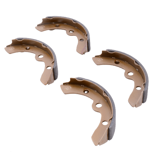 Rear Set of Brake Shoes (Club Car DS, EZGO TXT & Yamaha G2, G8, G9) (Set of 4)