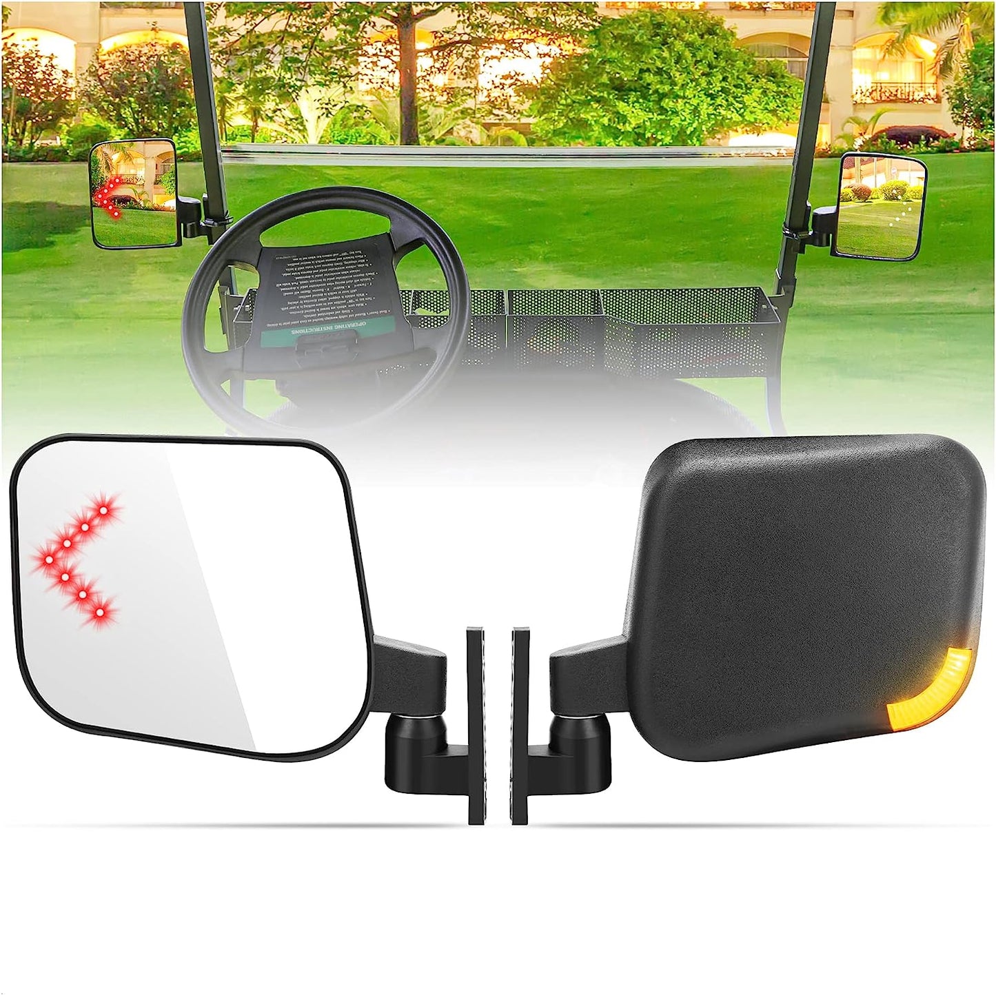 Side Mirrors with LED Turn Signals