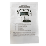 Deluxe Rear Seats + Backrests Black EZGO RXV