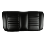 Deluxe Rear Seats + Backrests Black EZGO RXV
