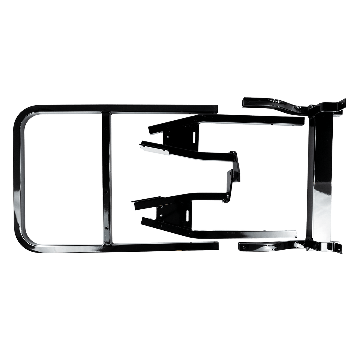 Deluxe Rear Seats + Backrests Black EZGO RXV