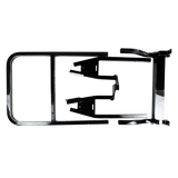 Deluxe Rear Seats + Backrests Black EZGO RXV