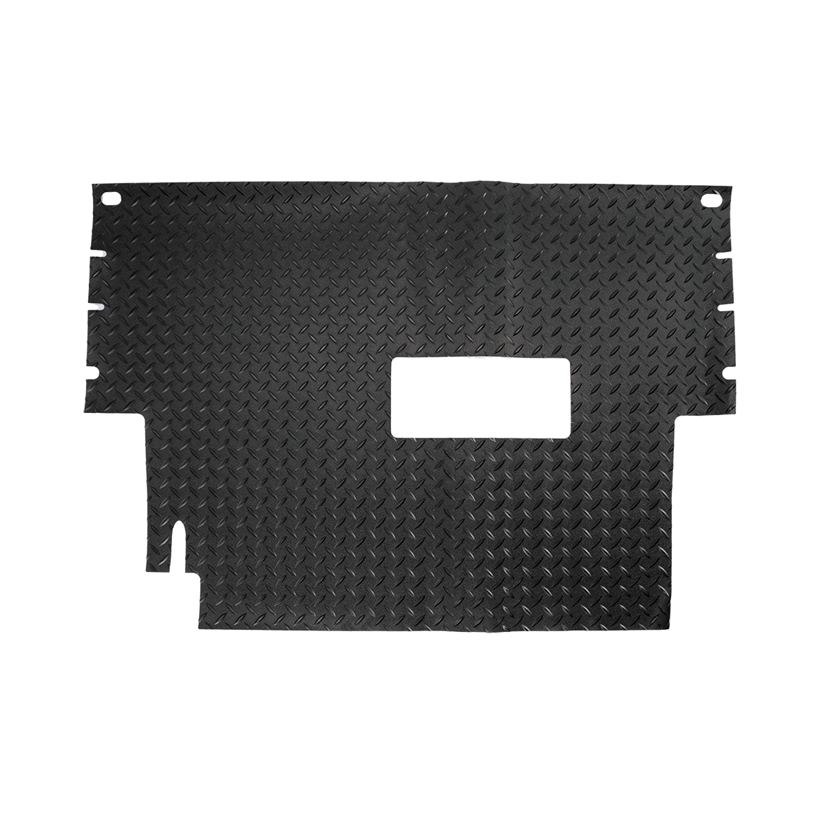 Rubber floor mat replacement - Club Car Precedent - Diamond Plate