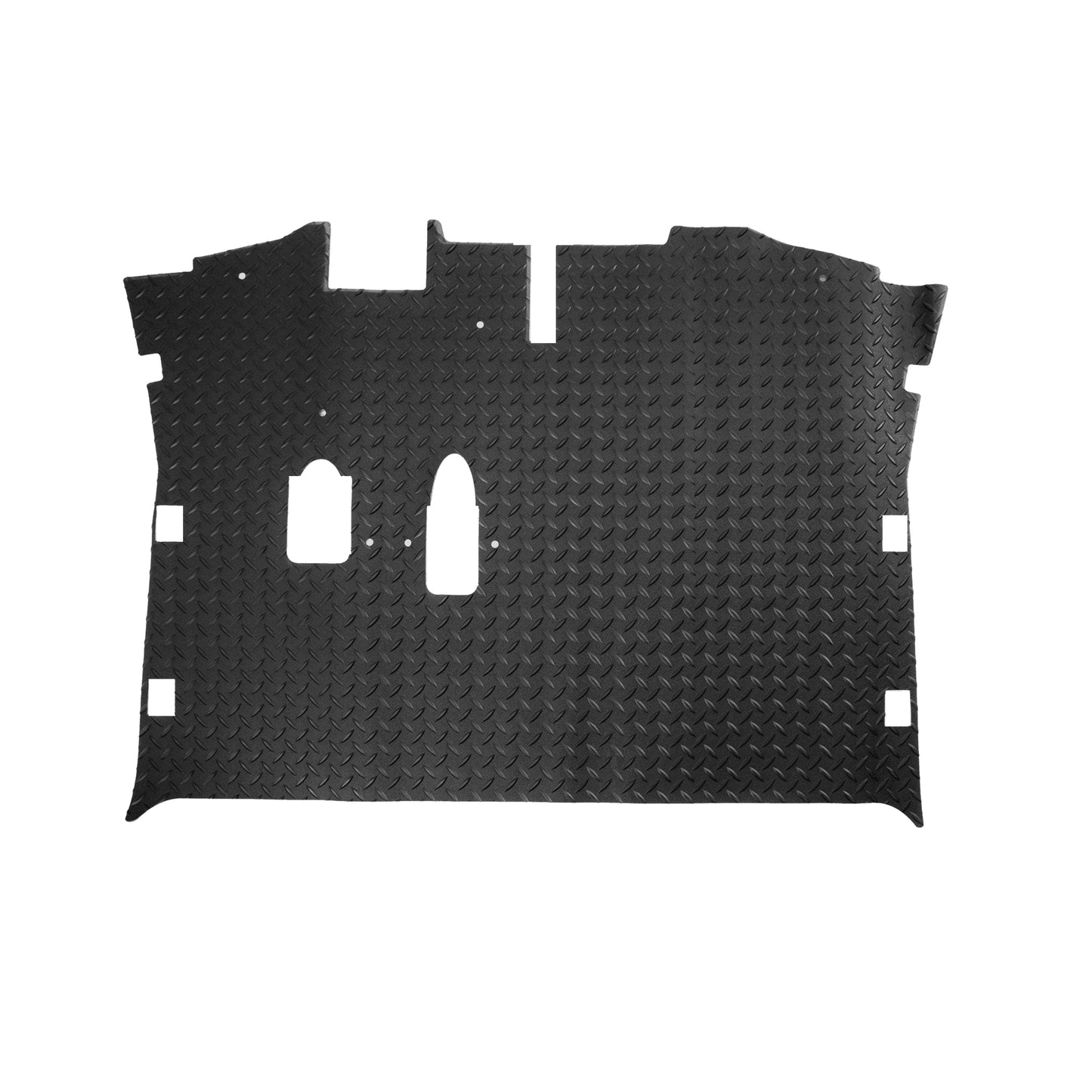 Rubber floor mat replacement - EZGO RXV - Diamond Plate