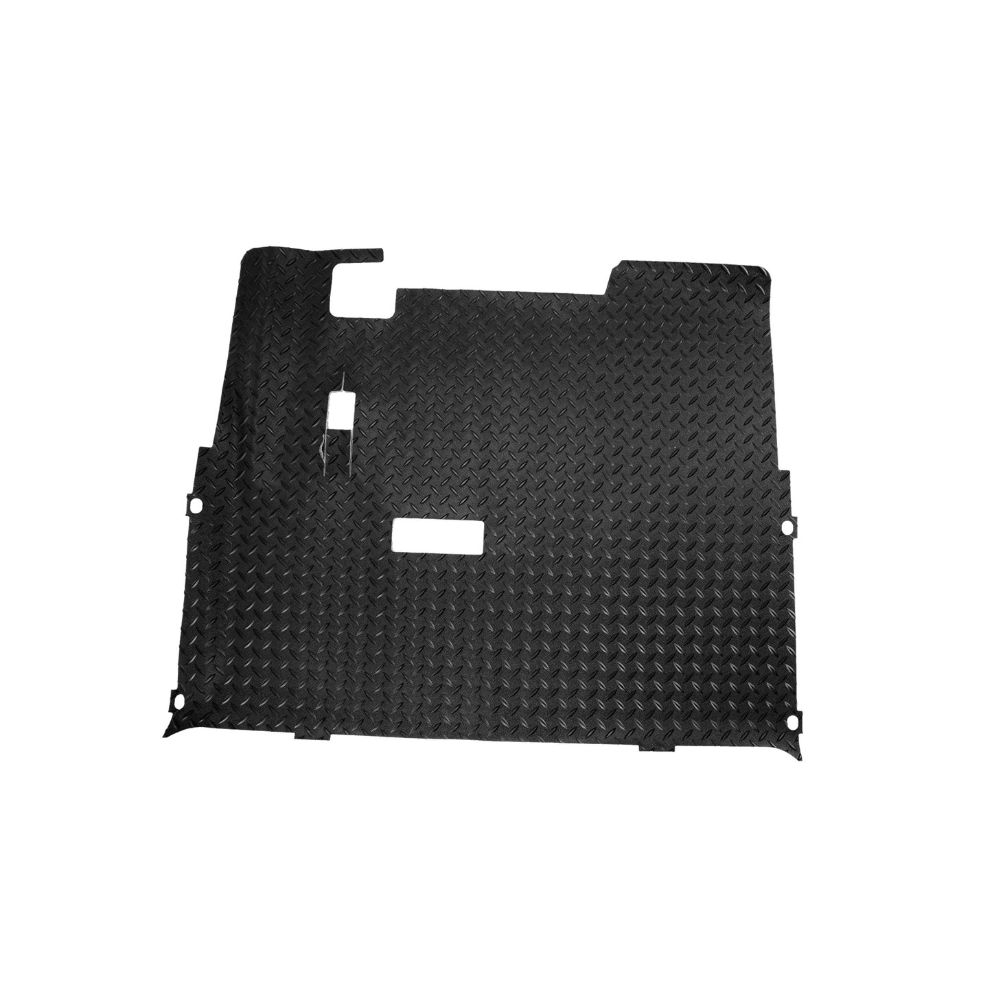 Rubber floor mat replacement - EZGO TXT - Diamond Plate