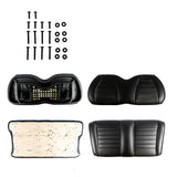 Deluxe Front Seat Black Club Car Precedent_FRONTSEATKIT.CC.PRE.BLACK