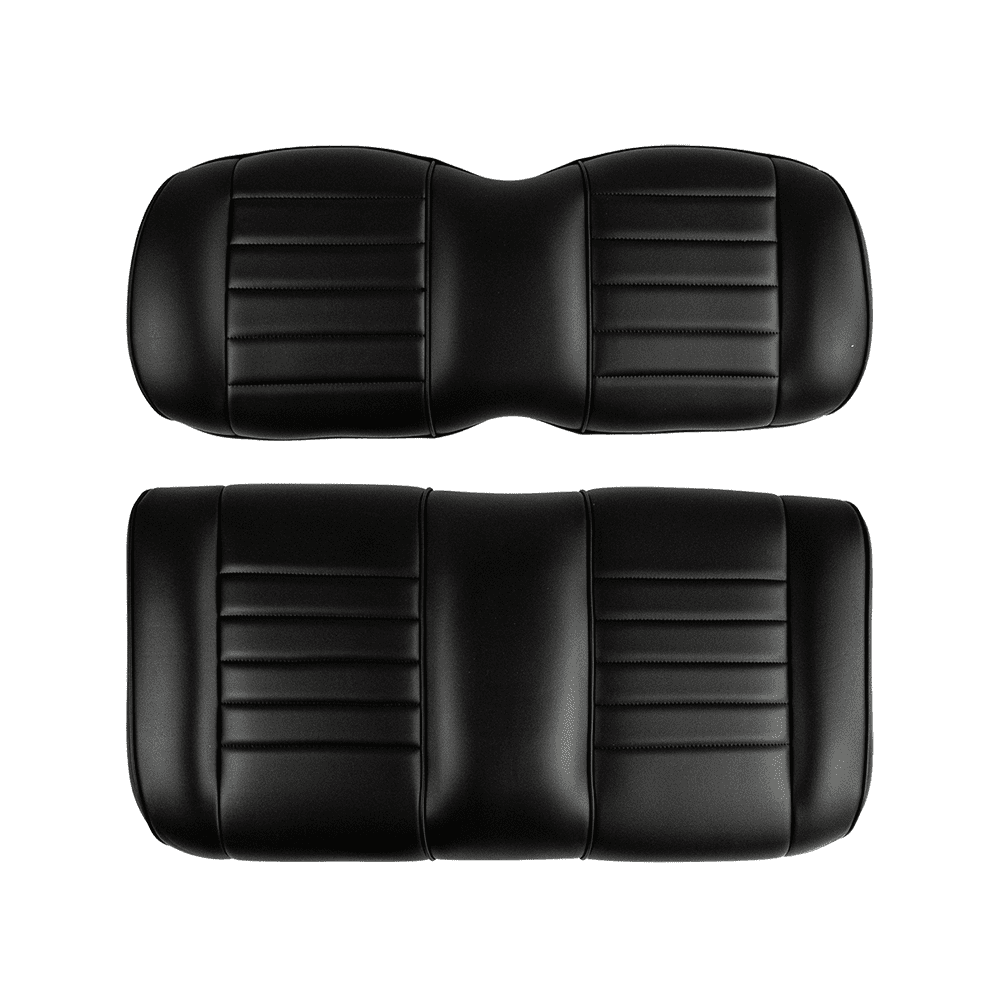 Deluxe Front Seat Set Black EZGO RXV_FRONTSEATKIT.EZGO.RXV.BLACK