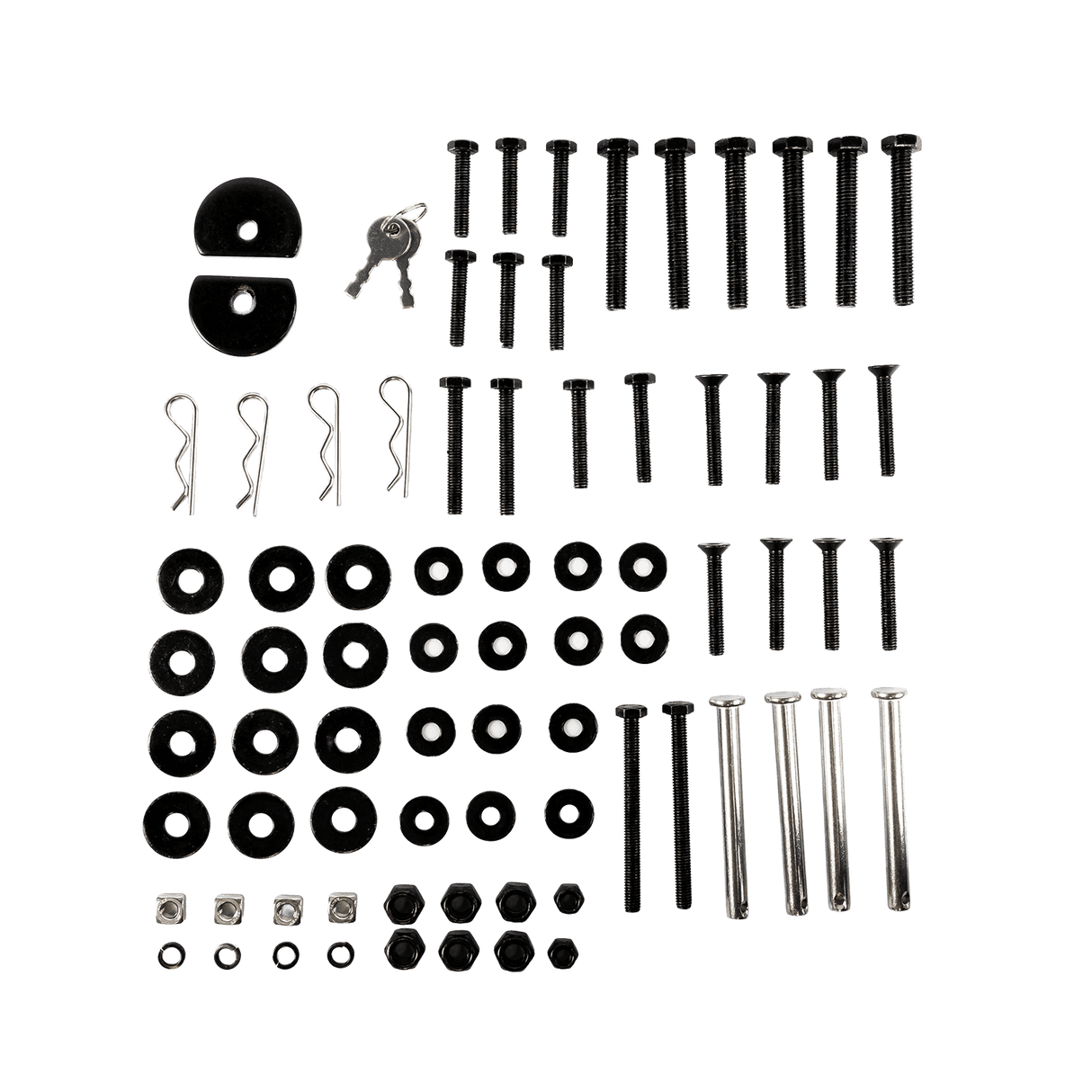 Deluxe Rear Seats + Backrests Black EZGO RXV_REARSEATKIT.EZGO.RXV.BLACK