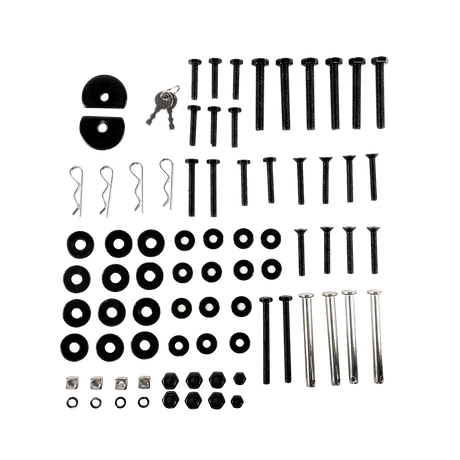 Deluxe Rear Seats + Backrests Black EZGO RXV_REARSEATKIT.EZGO.RXV.BLACK