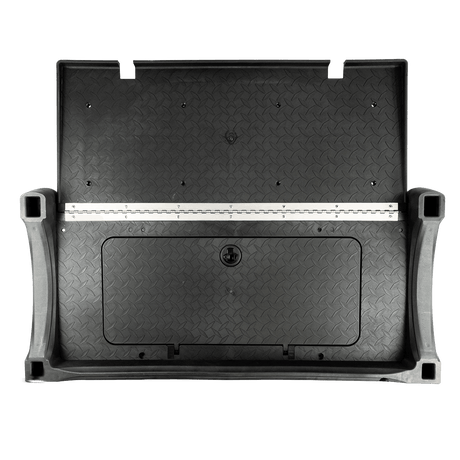 Deluxe Rear Seats + Backrests Black EZGO RXV_REARSEATKIT.EZGO.RXV.BLACK