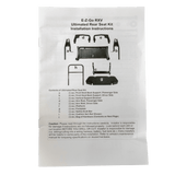 Deluxe Rear Seats + Backrests Black EZGO RXV_REARSEATKIT.EZGO.RXV.BLACK