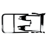 Deluxe Rear Seats + Backrests Black EZGO RXV_REARSEATKIT.EZGO.RXV.BLACK