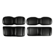 Deluxe Rear Seats + Backrests Black EZGO RXV_REARSEATKIT.EZGO.RXV.BLACK
