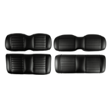 Deluxe Rear Seats + Backrests Black EZGO RXV_REARSEATKIT.EZGO.RXV.BLACK