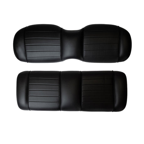 Deluxe Rear Seats + Backrests Black Yamaha Drive 2_REARSEATKIT.YAM.DR2.BLACK