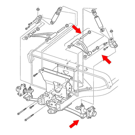 Front Spring A - Arm Bushing Sleeves Kit for Club Car Precedent 2004 - up Golf Cart_BNDL001