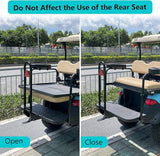 Universal Golf Cart Rear Seat Safety Grab Bar For Rear Seat Kits - Black_DT032